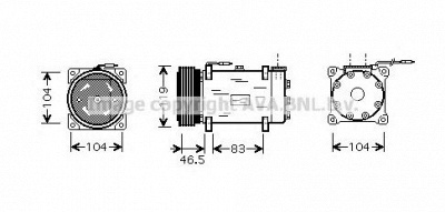 AVA QUALITY COOLING cnk160 -  Компрессор, кондиционер